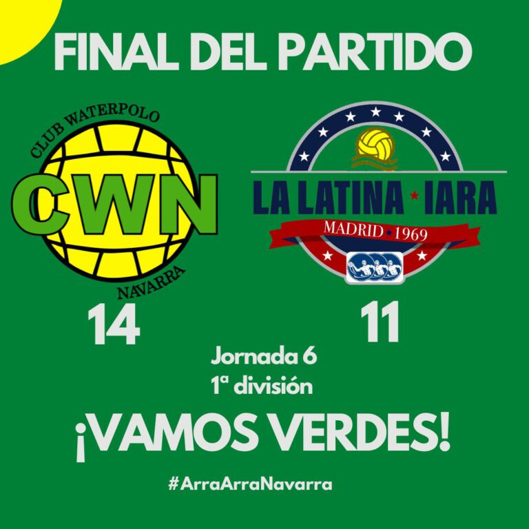 Victoria de CW Navarra ante CN La Latina (14-11)